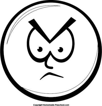 416x432 Angry Smiley Face Clip Art 101 Clip Art On Angry Face Clip Art