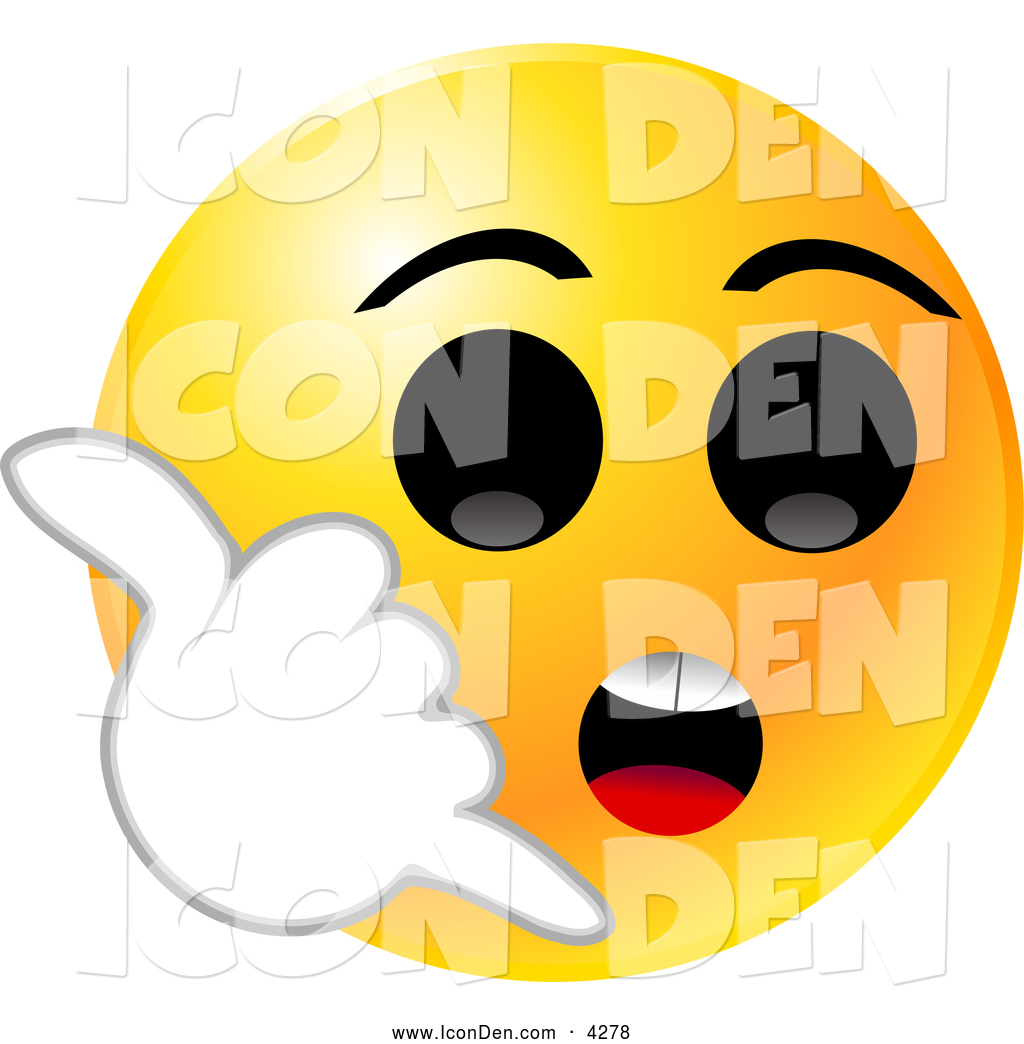 1024x1044 Clip Art Of A Yellow Emoticon Face With Big Black Eyes, Holding