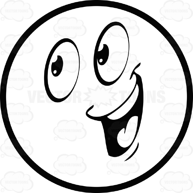800x800 Best Black And White Smiley Face