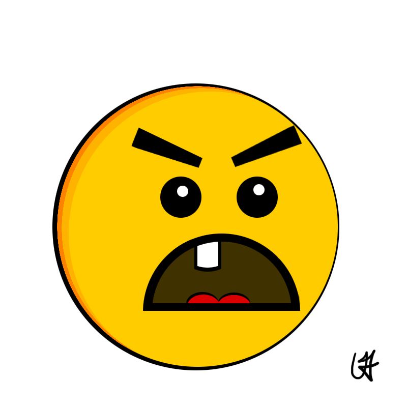 800x800 Frowny Face Clip Art