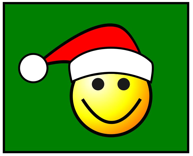 775x627 How To Draw A Santa Smiley Face In The Free Vector Drawing Program