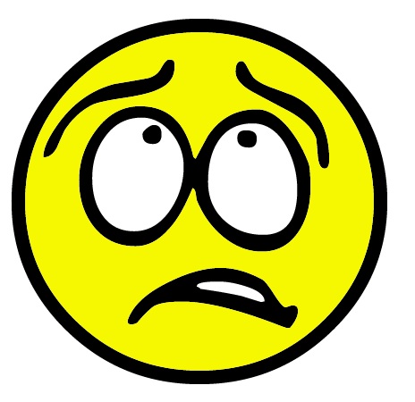 464x450 Worried Smiley Face Clip Art