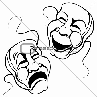 340x340 Happy Face Sad Face Clipart