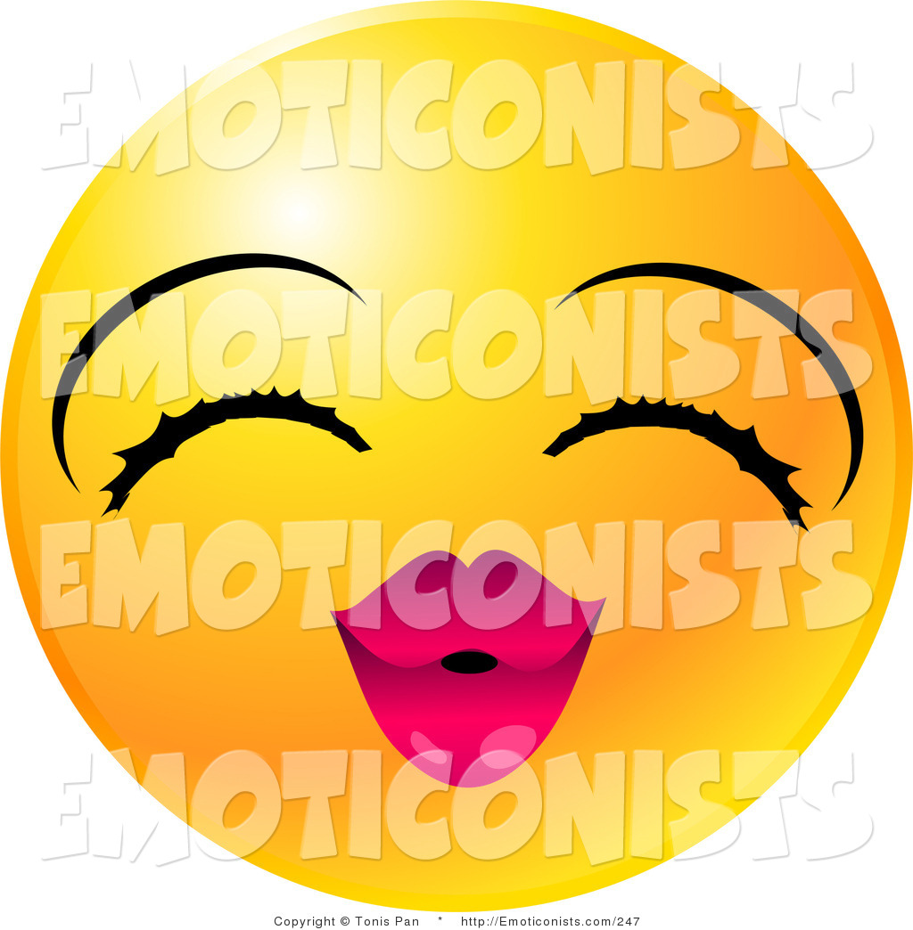 1024x1044 Clip Art Of A Yellow Emoticon Face Girl With Eyelashes And Pink
