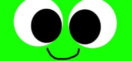 272x125 Happy Green Face Clipart