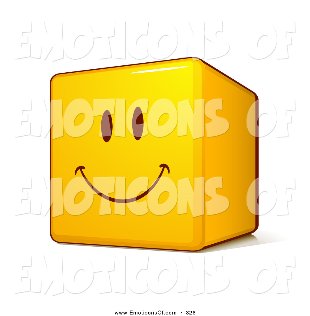 1024x1044 Clip Art Vector Of A Yellow Smiley Face Emoticon Square With A Big