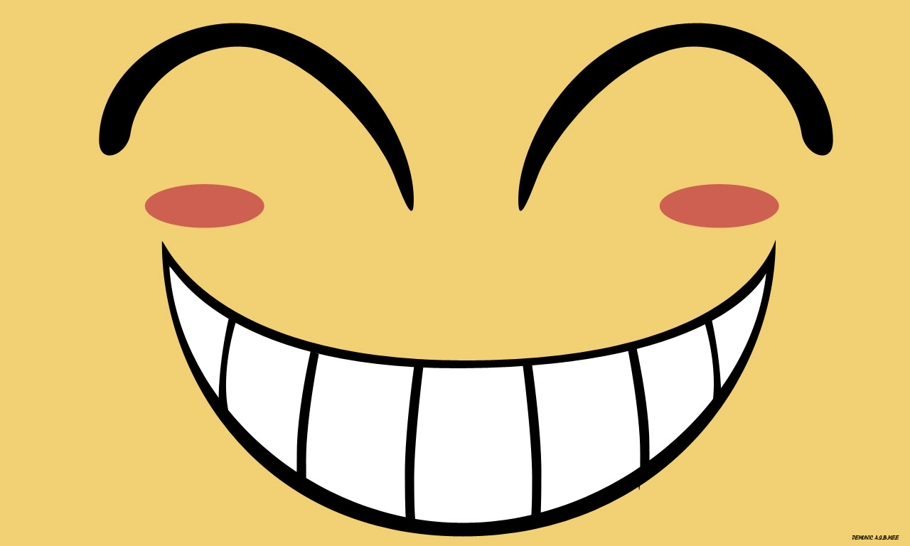 1280x768 Smiley Face Clipart Print