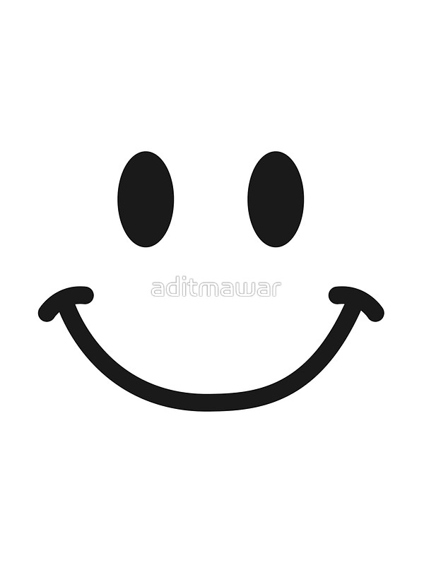 600x800 Smiley Face T Shirt Stickers By Aditmawar Redbubble