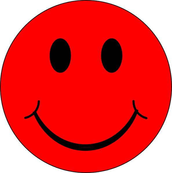 594x597 Red Smiley Face Clipart