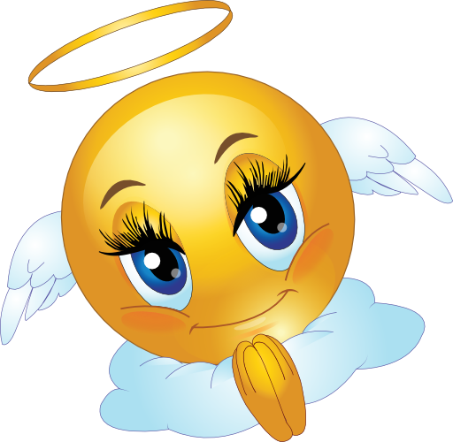 512x500 Angel Smiley Face Clipart