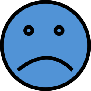 300x300 Frowny Face Clipart