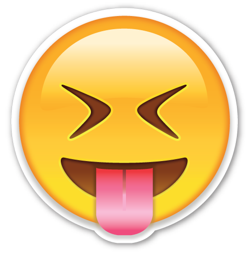 512x528 Face With Stuck Out Tongue And Tightly Closed Eyes Face, Emojis