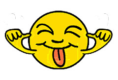 240x162 Smiley Face With Tongue Out Clipart