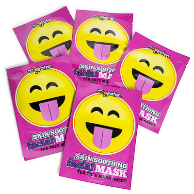 400x400 Emojination Tongue Sticking Out Face Sheet Mask 5 Pack Five Below