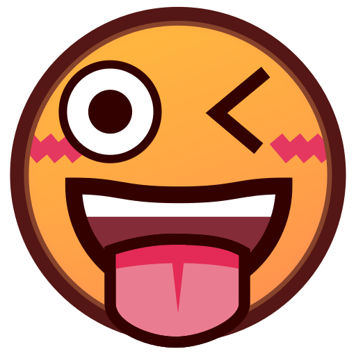 512x512 Face With Stuck Out Tongue And Winking Eye Emoji For Facebook
