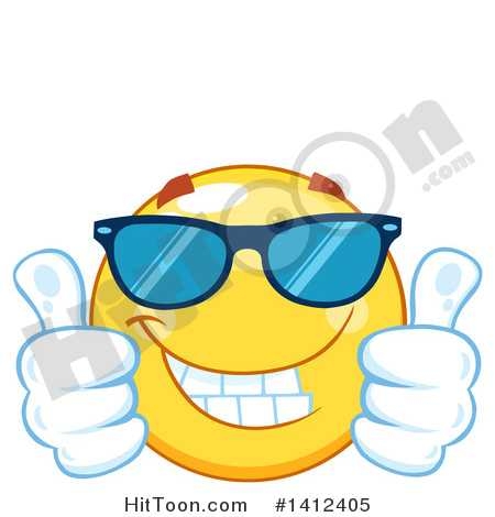 450x470 Smiley Face Thumbs Up Cartoon