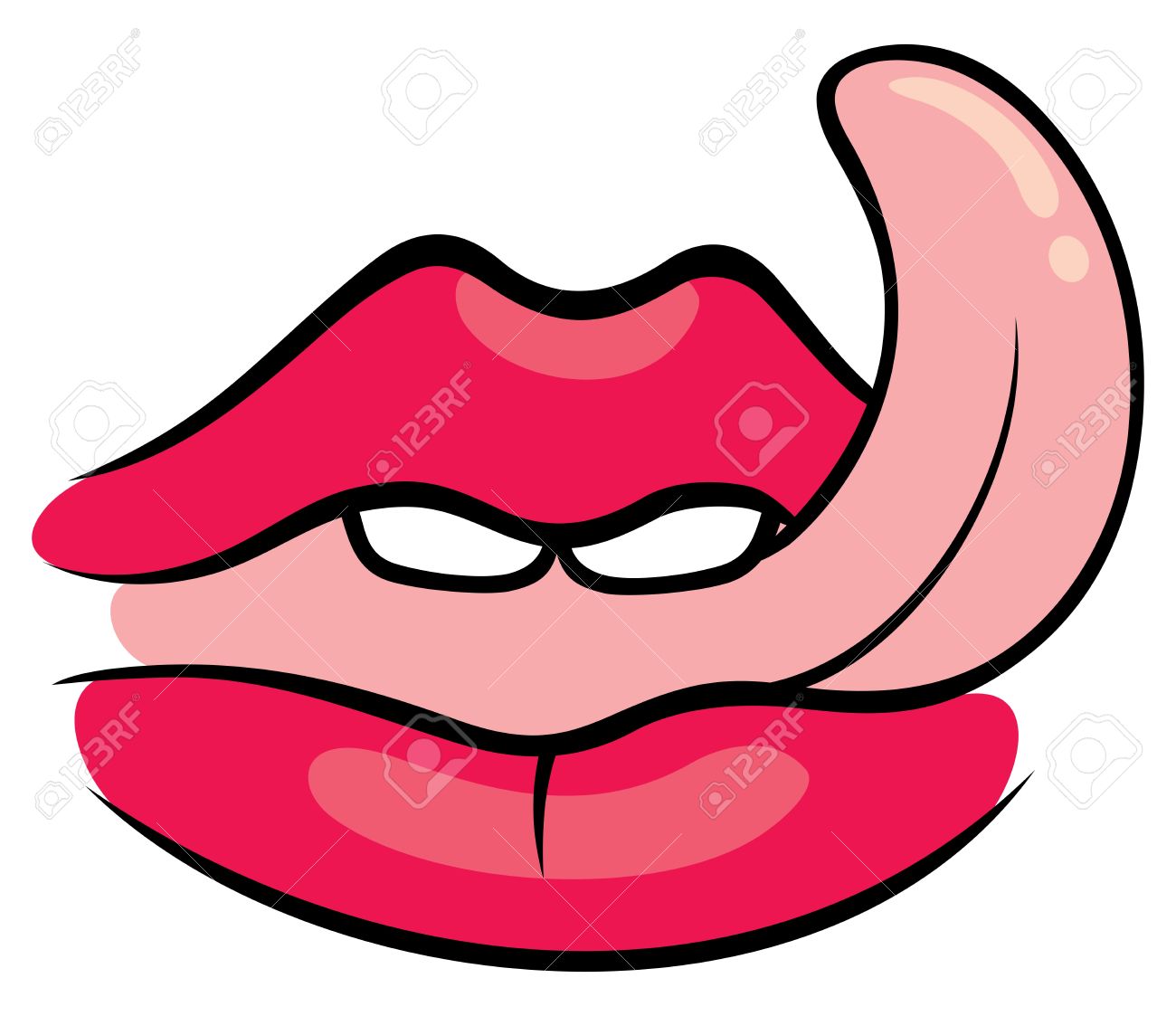 1300x1123 Tongue Clipart Animated
