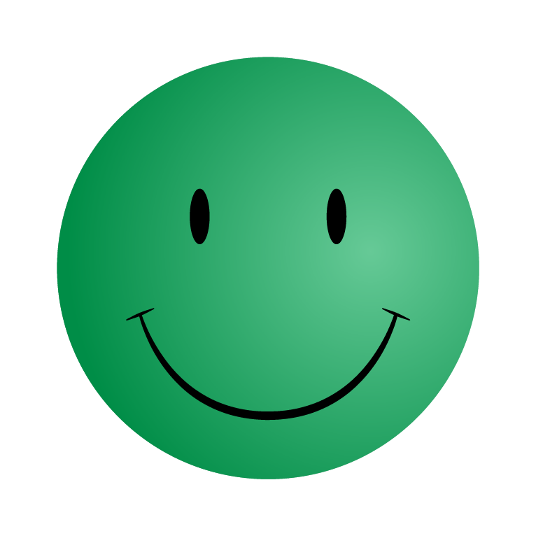 766x766 Smiley Clipart Green