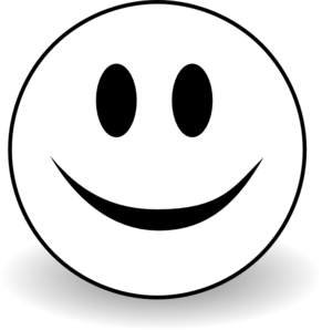 291x298 White Smiley Face Clipart
