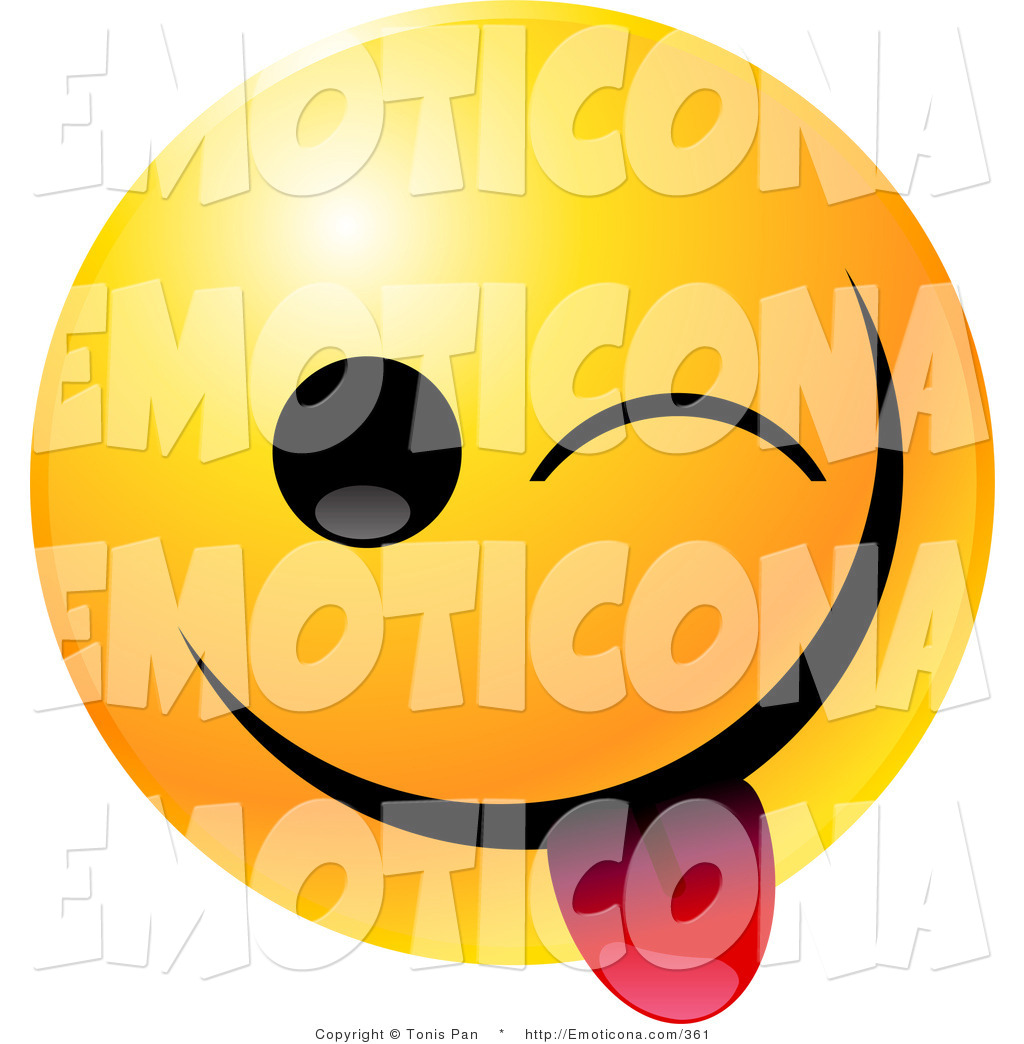 1024x1044 Royalty Free Wink Stock Emoticon Designs