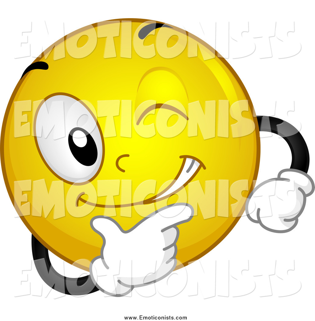 1024x1044 Royalty Free Winking Stock Emoticon Designs