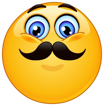 442x450 Mustache Smiley Symbols Amp Emoticons