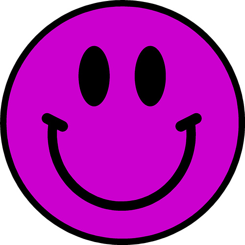 500x500 Pink Smiley Face With Mustache Clipart Panda