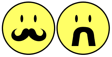 367x187 Mustache Smiley Clipart Panda