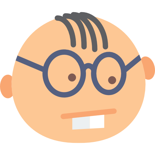 512x512 Geek, Glasses, Emoticon, Nerd, Smiley Face, Smiley Icon