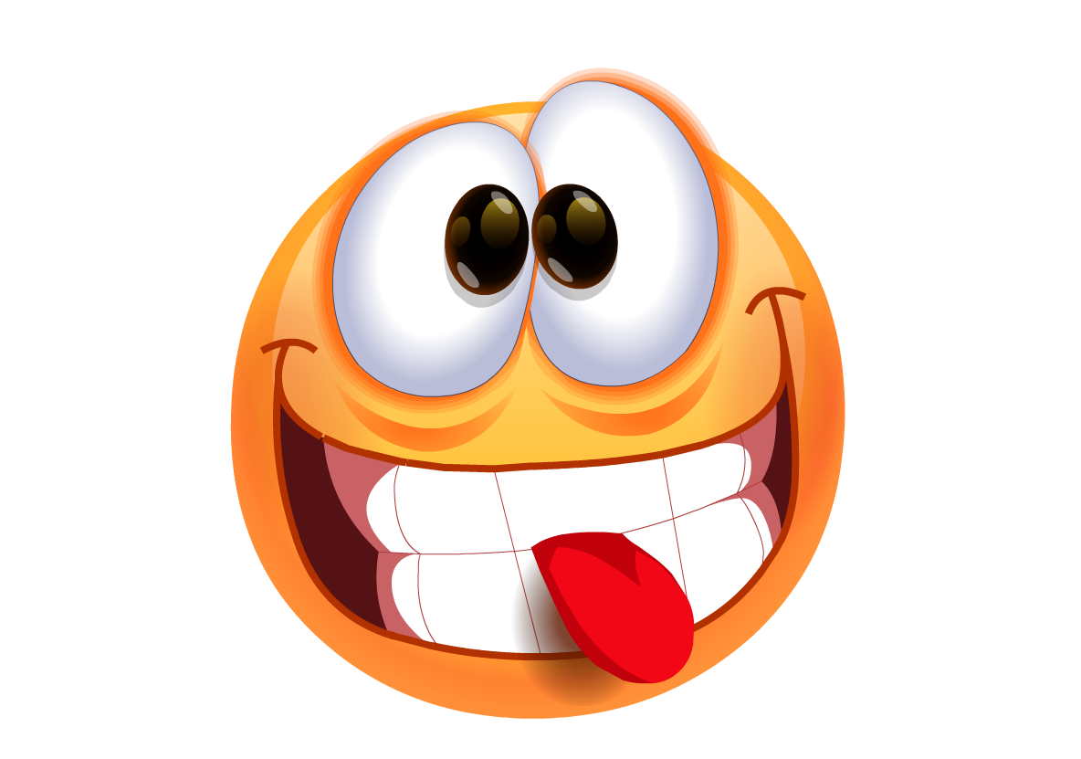 1184x831 Smiley Face With Tongue Out Clipart