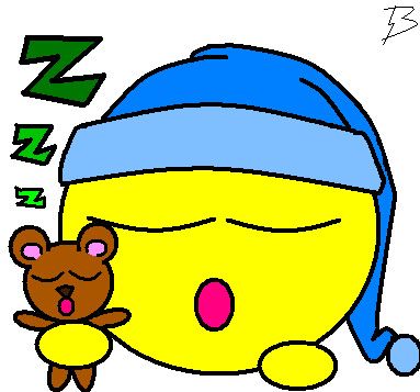 383x357 Sleeping Clipart Emoticon