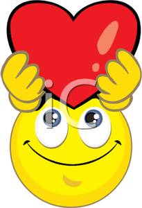 205x300 Valentine Smiley Face Clip Art