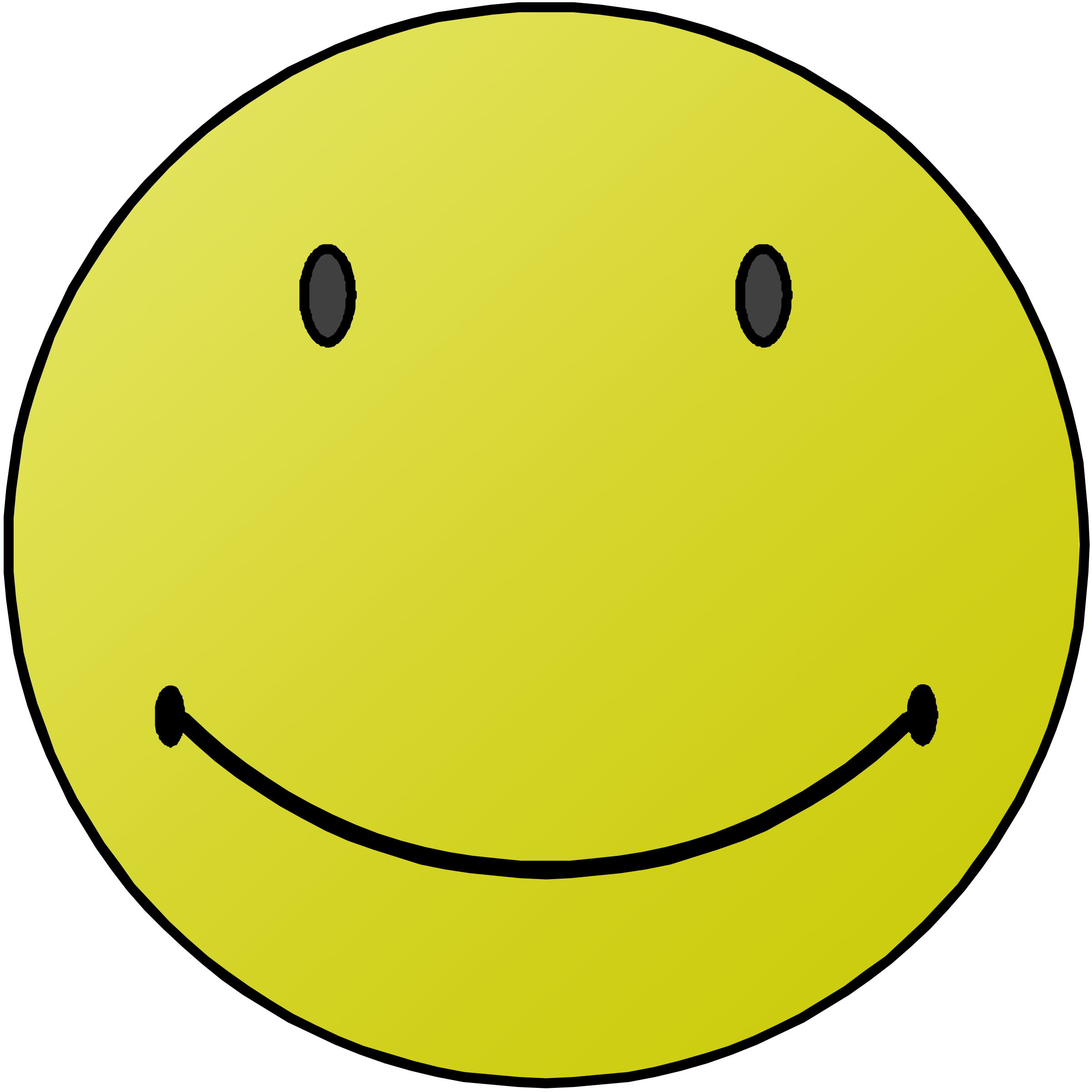 2400x2400 Moving Smiley Faces Clipart