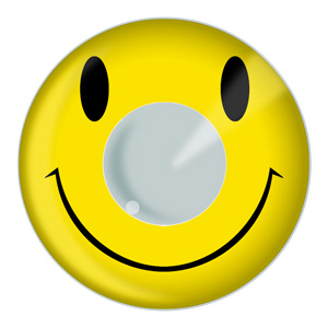 300x300 Smiley Face Contact Lenses Funky Eyes Contact Lenses