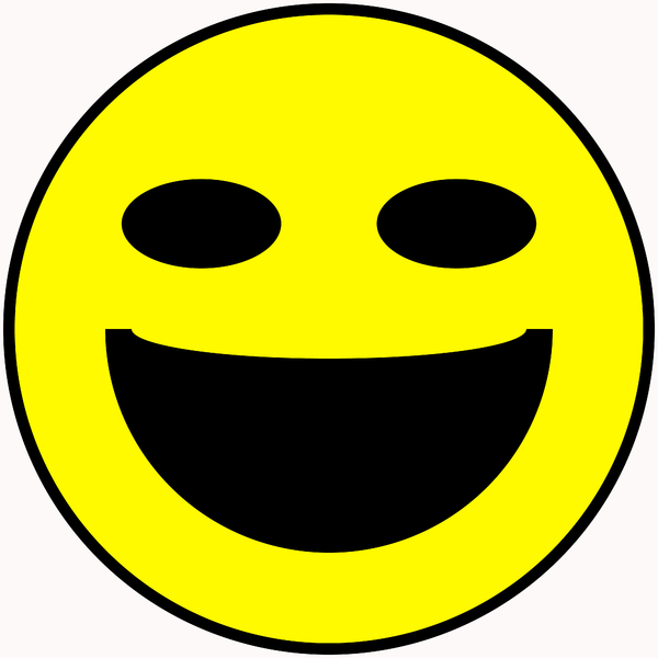 600x600 Free Yellow Smiley Face Clip Art