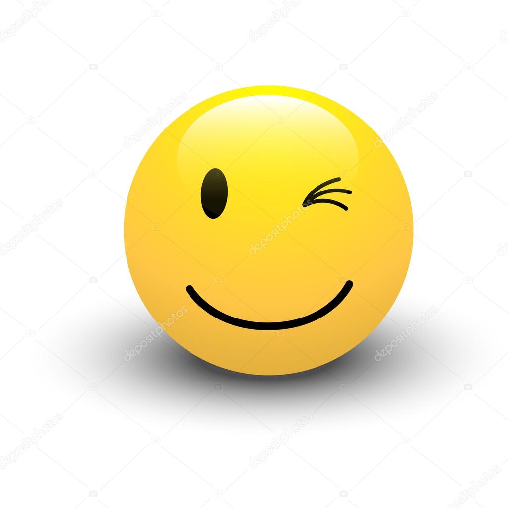 1024x1024 Winking Smiley Vector Stock Vector Baavli