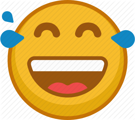 512x455 Emoji, Emoticon, Emoticons, Emotion, Laugh, Smile, Tears Icon