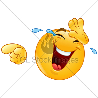 325x325 Evil Laugh Emoticon Gl Stock Images