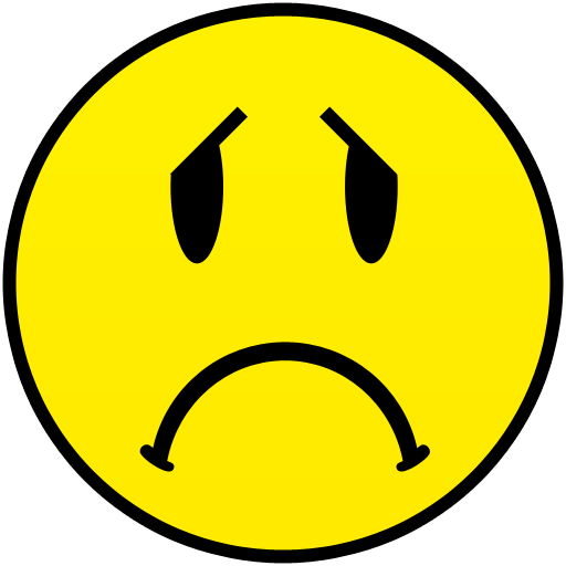 512x512 Sad Face Clip Art