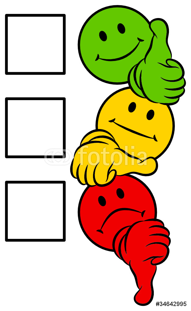 616x1000 Smiley Thumb Up Middle Down To Tick A Box Wall Sticker Wall Stickers
