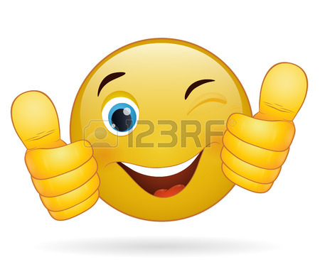 450x376 Thumb Up Emoticon, Yellow Cartoon Sign Facial Expression Royalty