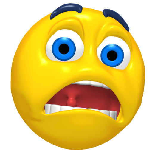 520x520 Emoticon Scared Transparent Png