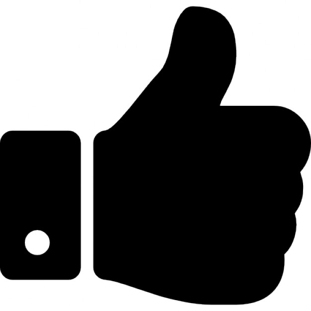 626x626 Thumbs Up Hand Symbol Icons Free Download