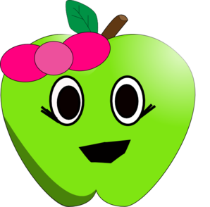 298x294 Apple Clipart Smile