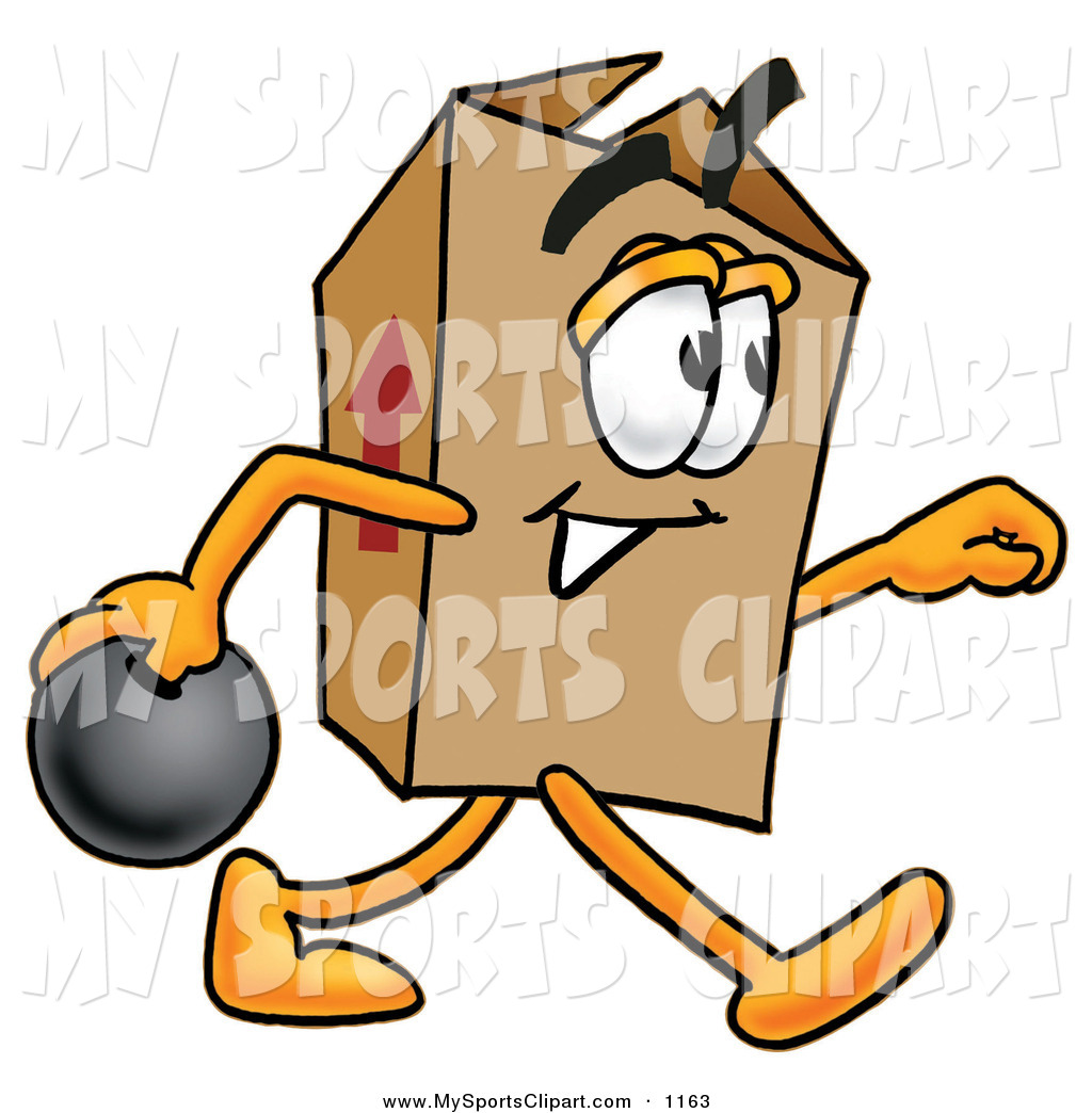 1024x1044 Sports Clip Art Of A Smiling Cardboard Box Mascot Cartoon