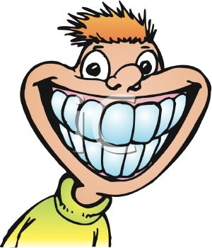 300x350 Picture Of A Boy With A Giant Smile Showing His Teeth In A Vector