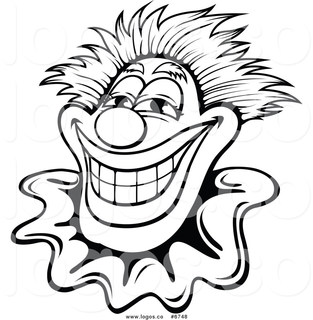 1024x1044 Royalty Free Clip Art Vector Logo Of A Black And White Smiling