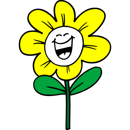 500x500 Smiling Sunflower Clipart Dromgbn Top