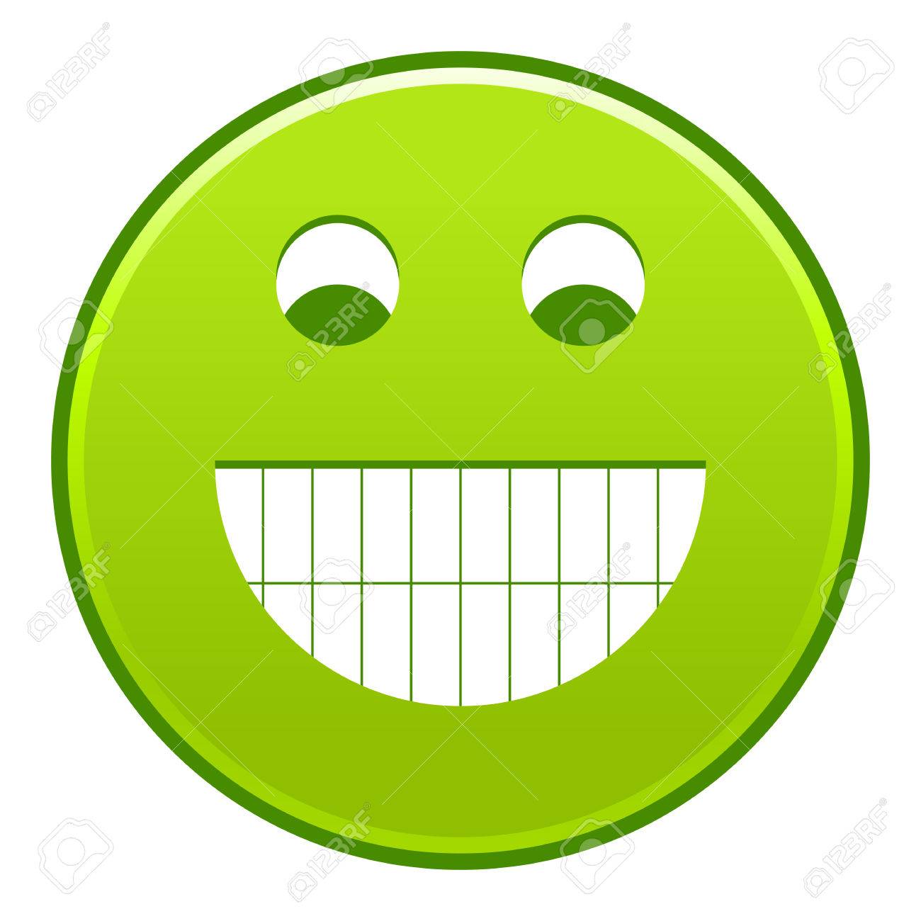 1300x1300 Green Smiling Face Cheerful Smiley Happy Emoticon. Quick