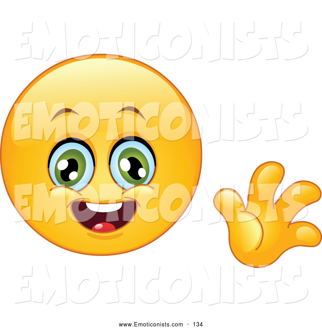 1024x1044 Clip Art Of A Smiling Yellow Smiley Face Waving Hello By Yayayoyo
